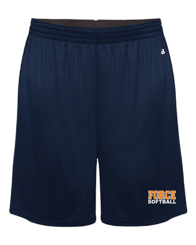 Force Softball Shorts Navy