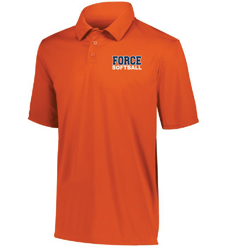 Force Softball Orange Polo