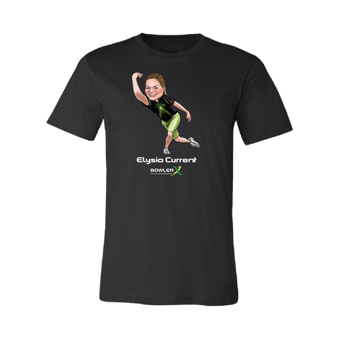 Elysia Current Caricature Tshirt by Bowlerx.com